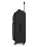 It Luggage World'S Lightest Debonair 21.5" 8-Wheel Spinner, Black/White