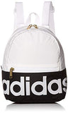 adidas Linear Mini Backpack White/Black/Gold, One Size