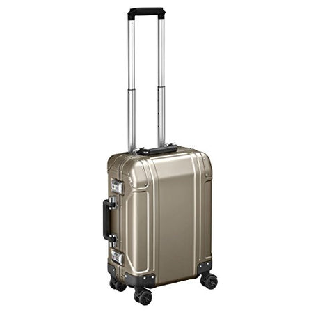 Zero Halliburton Geo Aluminum Carry-on 4 Wheel Spinner Travel Case (BRONZE)