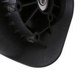 BQLZR 90mm Black W223 Small Luggage Caster 360 Degree Rotation Replacement Wheels for Luggage