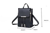 Z-Joyee Casual Purse Fashion School Leather Backpack Shoulder Bag Mini Backpack For Women & Girls