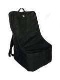 J.L. Childress Ultimate Backpack Padded Car Seat Travel Bag, Black