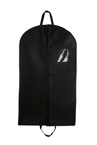 Black Suit & Dress Travel & Storage Garment Bag By Bags For Less – Durable, Rip Resistant,