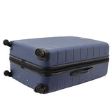 Wrangler Smart Luggage Set with Cup Holder and USB Port, Navy Blue, 3 Piece