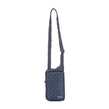 Pacsafe Daysafe Tech Crossbody - Everyday Anti-Theft Tech Crossbody Bag (Navy Polka Dot)