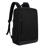 TRE Deluxe Black Waterproof Laptop Backpack 15 Inch Travel Gear Bag Business Trip Computer Daypack Double Laptop Compartment (Color : A9)