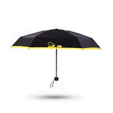 1PC Mini Umbrella Small Black Pockets Umbrellas Rain Women Folding Anti-UV Umbrella Kids Sunny