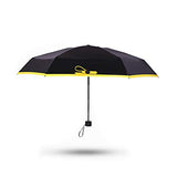 1PC Mini Umbrella Small Yellow Pockets Umbrellas Rain Women Folding Anti-UV Umbrella Kids Sunny and