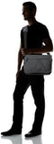 Everest Casual Laptop Messenger Briefcase, Charcoal, One Size