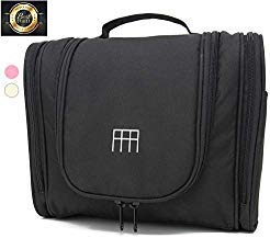 RFA Multinational Travel Toiletry Bag Organizer for Men Women, Sturdy Hanging Hook, Water
