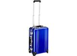 Zero Halliburton Classic Polycarbonate Carry On 2 Wheel Travel Case, Blue, One Size