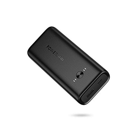 Portable Charger, POWERADD Compact 10000mAh Power Bank, Small and Light External Battery Pack with 5V/2.4A High-Speed Charging Battery Phone Charger for iPhone, Samsung, Google LG and More