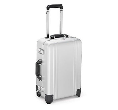 Zero Halliburton Classic Aluminum 2.0 - Carry-On 2 Wheel Luggage (SILVER)