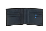 Spectrolite SLG - Billfold for 8 Creditcards, 2 Compartments Credit Card Case, 13 cm, 0 liters, Black (Black/Night Blue)