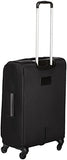 AmazonBasics Softside Spinner Luggage Suitcase - 25 Inch, Black