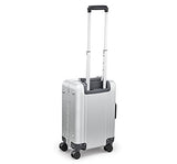 Zero Halliburton Classic Aluminum 2.0 Carry On Spinner Luggage (SILVER)