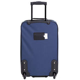 Travelers Club Genova Expandable Luggage Set, Navy Blue, 3 Piece