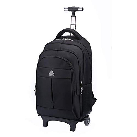 Rolling Backpack School Business Wheeled Backpack Carry-On Luggage Wheeled Case Travel Duffel Bag