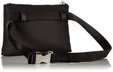 Calvin Klein Lane Nylon Key Item Belt Bag Fanny Pack, black/silver