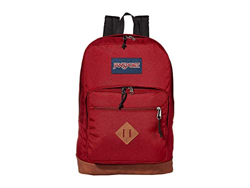 JanSport City View Backpack - 15-inch Laptop School Pack, Viking Red