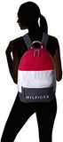 Tommy Hilfiger Women's Backpack Patriot Colorblock Canvas, Navy/Red/White