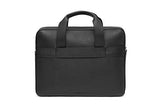 Moleskine Classic Leather Slim Briefcase, Black -  For Work, School, Travel & Everyday Use, Space for Devices, Tablet, Laptop, & Chargers, Notebook Planner or Organizer, Secure Zipper