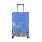 Luggage Cover Suitcase Heads Of Giraffes Luggage Cover Travel Case Bag Protector for Kid Girls