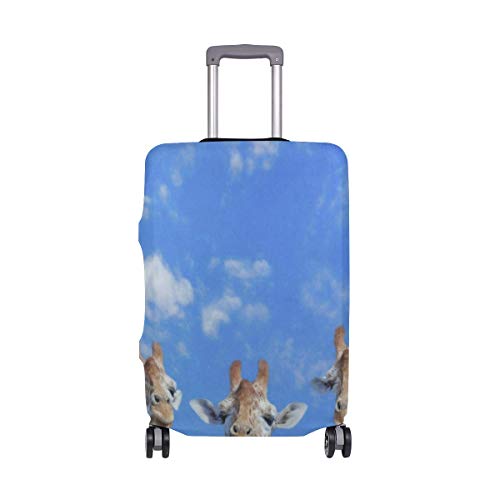 Luggage Cover Suitcase Heads Of Giraffes Luggage Cover Travel Case Bag Protector for Kid Girls