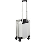 Zero Halliburton Classic Aluminum Carry-On 4 Wheel Spinner Travel Case Zrc19-Si (Silver)