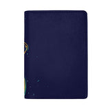 Saxophone Solo Performance Blocking Print Passport Holder Cover Case Travel Luggage Passport Wallet Card Holder Made With Leather For Men Women Kids Family