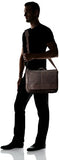 Kenneth Cole Reaction Come Bag Soon - Colombian Leather Laptop & Ipad Messenger, Brown