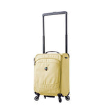 Mia Toro M1127-20In-Lim Italy Kitelite Strato Softside Spinner 20" Carry-On, Yellow