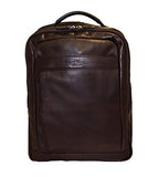 Mancini 15.6" Laptop/Tablet Backpack in Brown