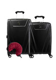 Travelpro Maxlite 5 Hardside 3-PC Set: Exp. C/O and 25-Inch Spinner with Travel Pillow (Black)