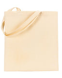 Ultraclub 8865 Cotton Canvas Tote Bag - Natural