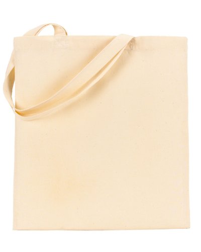 Ultraclub 8865 Cotton Canvas Tote Bag - Natural