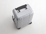 Zero Halliburton Classic Polycarbonate Carry On 4 Wheel Spinner Travel Case, Silver, One Size
