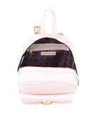 Betsey Johnson Women's Heart Lock Backpack Blush One Size