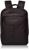 Kenneth Cole Reaction Manhattan Commuter Slim Backpack 16" Laptop Computer & Tablet Travel, Business, Work, School Bookbag, Brown, Colombian Leather