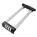 BQLZR Telescopic Length 51cm Base Width Silver Black Small Luggage Telescopic Suitcase Handle Spare