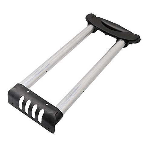 BQLZR Telescopic Length 51cm Base Width Silver Black Small Luggage Telescopic Suitcase Handle Spare