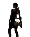 Betsey Johnson Women's Heartbeat Quilt Backpack Black/Cream One Size