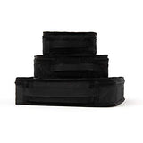 Travelpro Essentials 3 Packing Cube Set (Small/Medium/Large), Black