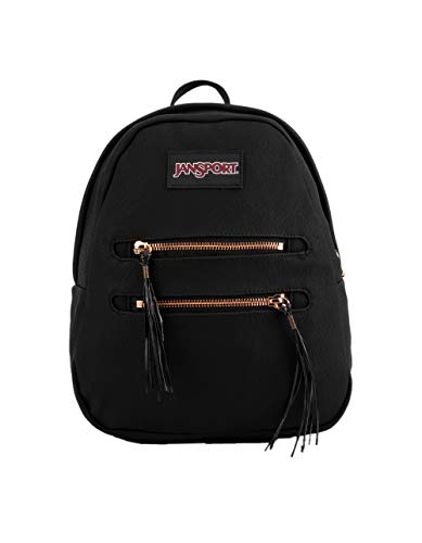 JanSport Half Pint 2 FX Mini Waistpack - Black/Rose Gold Tassel