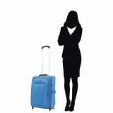 Travelpro Luggage Maxlite 5 22" Lightweight Expandable Carry-On Rollaboard Suitcase, Azure Blue