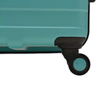 U.S. Traveler Cypress Colorful 3-Piece Hardside Spinner Luggage Set, Mint