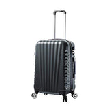 Mia Toro Mia Viaggi Italy Catania Hardside 24 Inch Spinner, Black