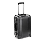 Zero Halliburton Classic Aluminum 2.0 - Carry-On 2 Wheel Luggage (BLACK)