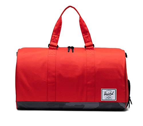 Herschel Novel Duffle, Fiery Red/Night Camo