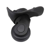BQLZR Luggage Swivel 9.1cmx10.7x4.9cm Black Plastic Left & Right Wheels DIY Replacement Parts Pack of 2 (See Vedio First)